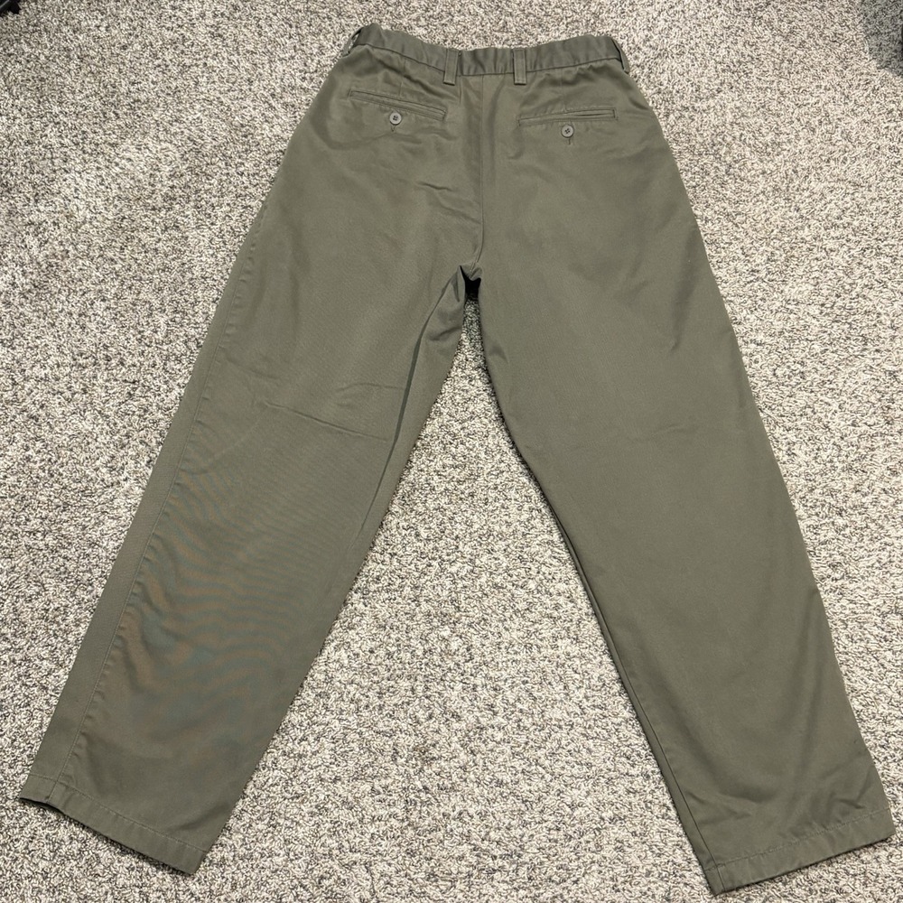 Puritan Men's Pants 32x32 Khaki‎ Tan Beige Pleated Casual Chino Dress Career